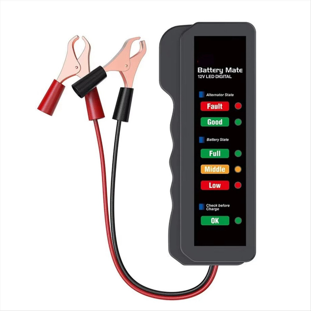 12V Car Battery Tester Alternator Tester,Battery Checker Analyzer 4851013638966