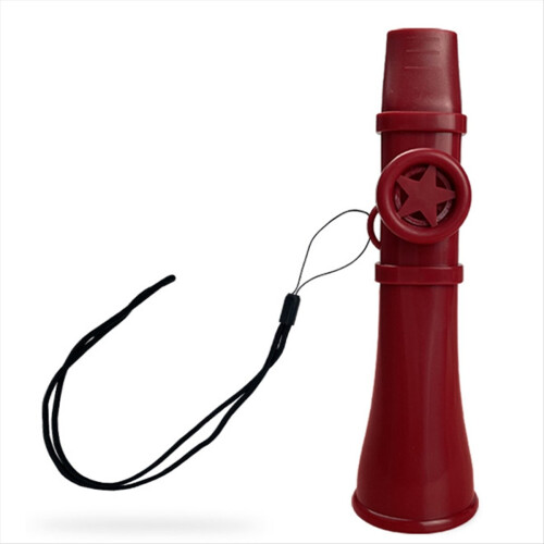 Μικρό μουσικό όργανο Kazoo με στόμιο καμπάνας Kazoo για κιθάρα, κόκκινο