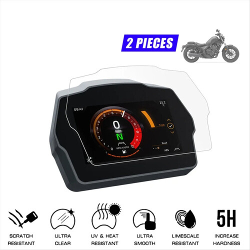 Voor motorfiets dashboard kras cluster scherm bescherming 2