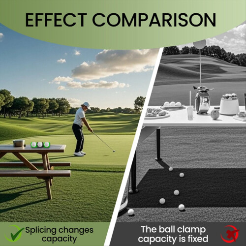 Drie-Ball Golfbal Clip Antislip Gemakkelijk te demonteren 2