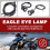 2pcs LED Eagle Eye Backup Light White Light 9W black 4