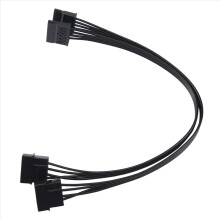 Convertitore di alimentazione Molex IDE 4 pin maschio a SATA 15 pin femmina, confezione da 2