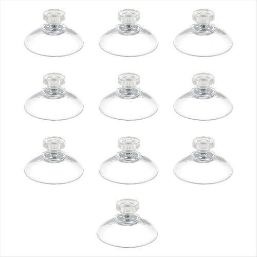 10 Stück 40mm Saugnapf mit Schraube und Rändelmutter