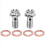 2x Ανοξείδωτη βίδα φρένου μοτοσικλέτας M10 x 1.0mm Κεντρική αντλία φρένων δαγκάνας 2