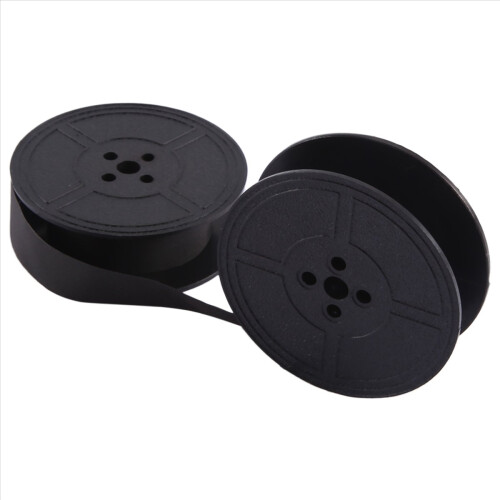 1Pack Typewriter Ribbon Twin Spool Pack Ink for Most Typewriter Black 1