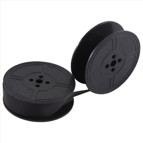 1Pack Typewriter Ribbon Twin Spool Pack Ink for Most Typewriter Black 2