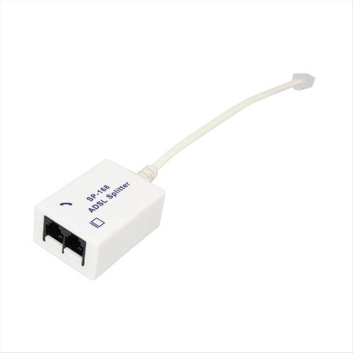 Διαχωριστής φίλτρου DSL Διαχωριστής ADSL για τηλεφωνική γραμμή αρσενικό σε 2 θηλυκά