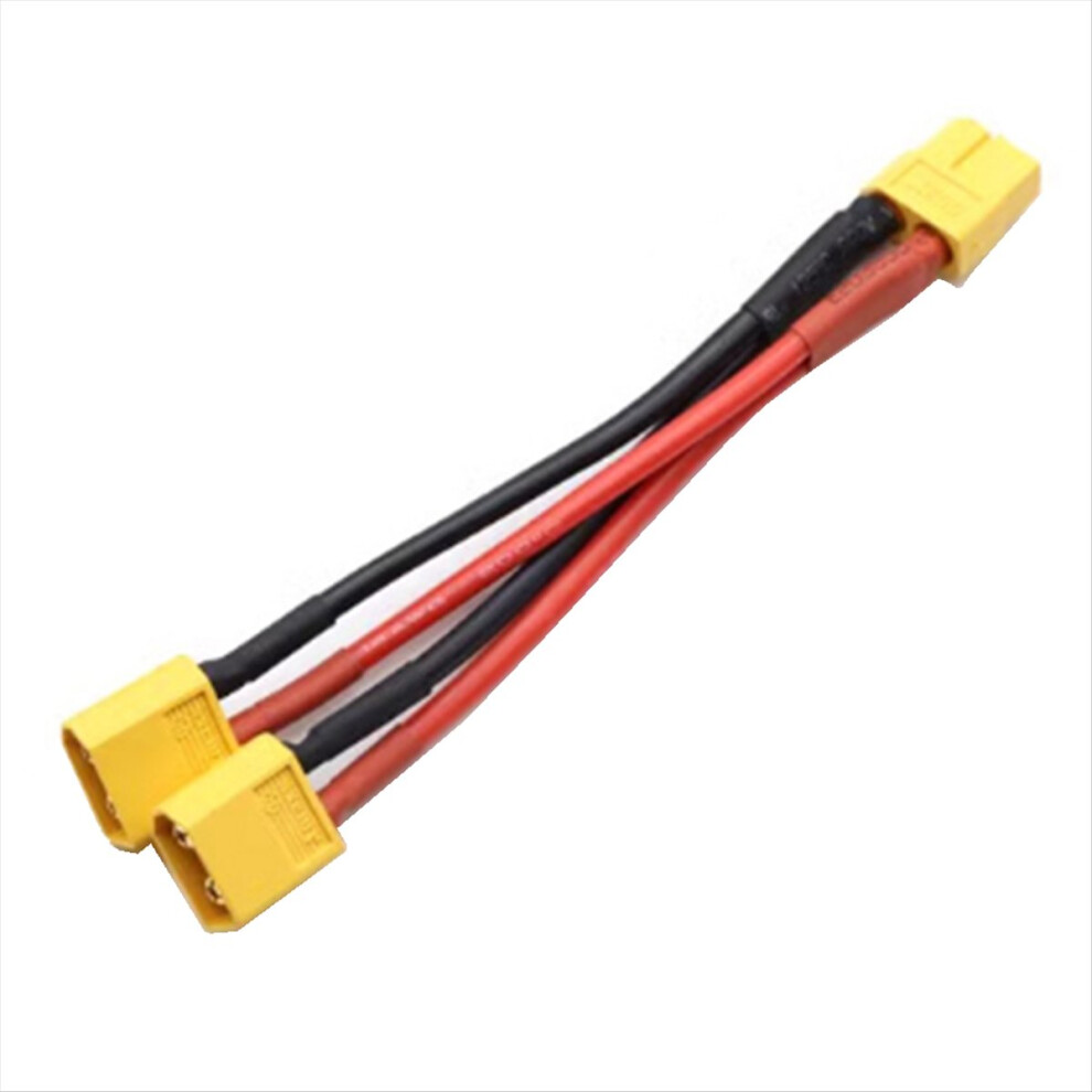 Xt60 Parallel Battery Connector 1Female To 2Male Cable For Rc Battery 4851013652795