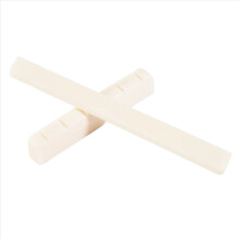 Witte 6-snarige klassieke gitaar met kam en moer van bot