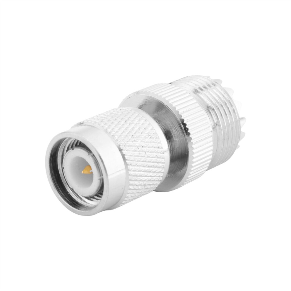 Tnc Male To Pl259 Uhf Female Adapter Connector, Silver 4852580969194