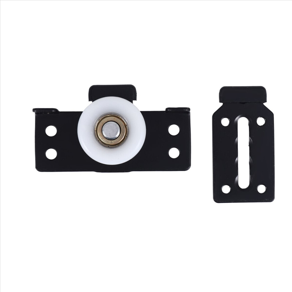 2 Pcs Sliding Door Wardrobe Pulleys Small Hanging Wheels Silent 4851013657264