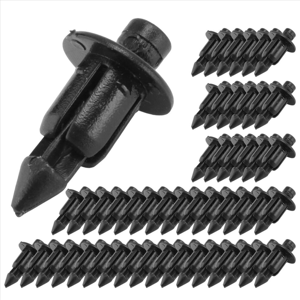 Photos - Nail / Screw / Fastener Markenlos 6mm x 12mm Plastic Rivets Car Push Clips 50 Pcs 