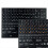 Adesivos para teclado russo com layout de letras, letras laranja 3