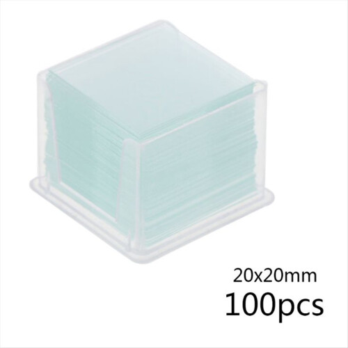 Deckgläser-Objektträger, Laborbedarf, Mikroskop-Deckglas-Set, 20 x 20 mm 1
