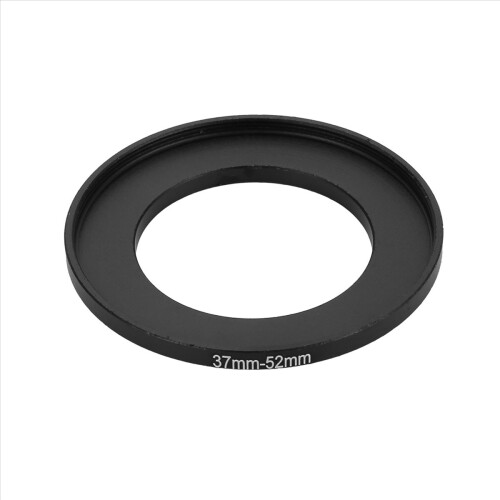 Camera Lens Filter Step Up Ring 37mm to 52mm Adapter Black 2