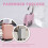 Luggage Box Resettable Combination Lock Padlock 3 Digit Number Pink 7