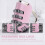 Luggage Box Resettable Combination Lock Padlock 3 Digit Number Pink 5