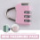 Luggage Box Resettable Combination Lock Padlock 3 Digit Number Pink 4