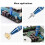 4 Jaw Gripper for IC Chip Screw Clamping Hand Tool Silver 7