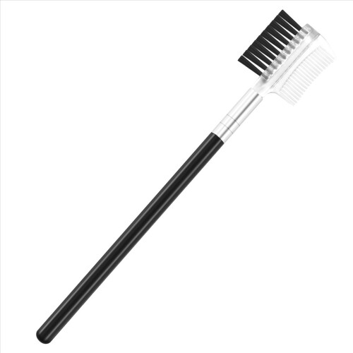Women Double-sides Brow Comb Eyebrow Brush Makeup Tool 1pcs Black 1