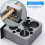 Wooden Round Rod Planer Woodworking Tools 8 Holes Dowel Maker 4