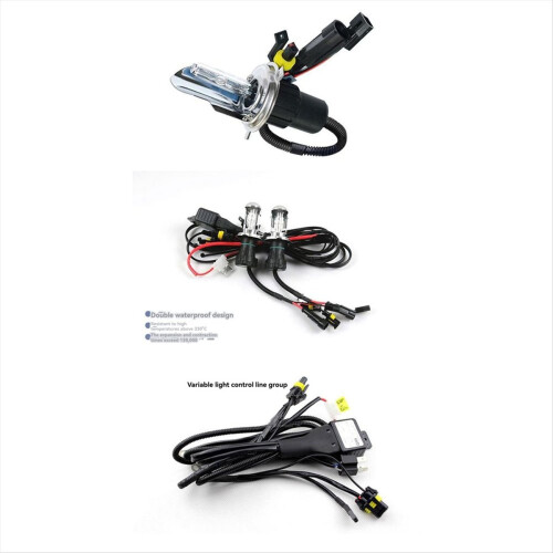 2 Pcs Car 35W H4 Xenon Bulb Headlight 1
