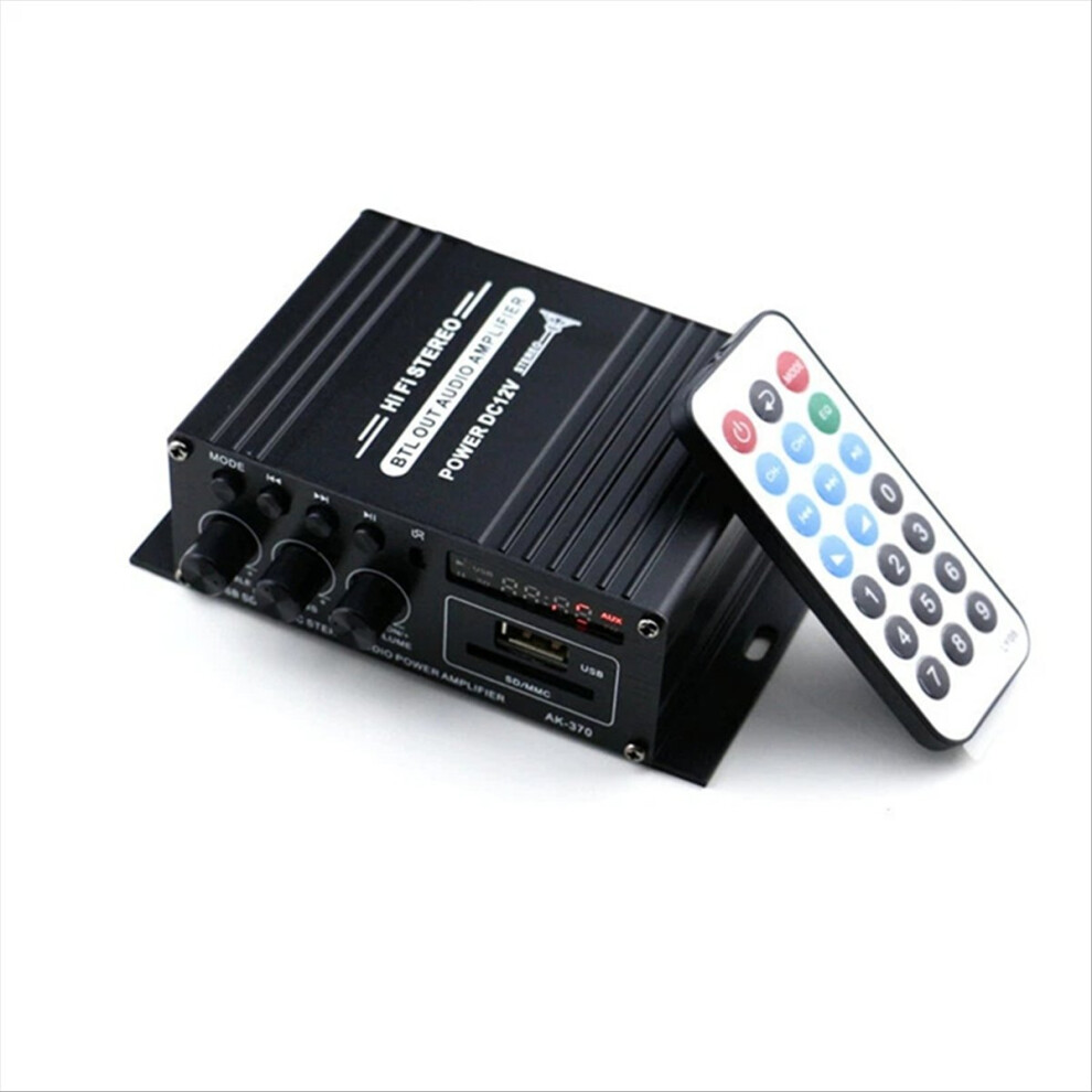 Audio Amplifier 2.0 Channel Auto Music Subwoofer Speaker 4853776098315