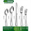20 Piece Silverware Set, Stainless Steel Flatware Set for 4 6