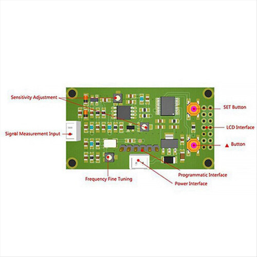 Ψηφιακή οθόνη LCD PLJ-0802-E, μετρητής συχνότητας 1MHz-1.2GHz 2