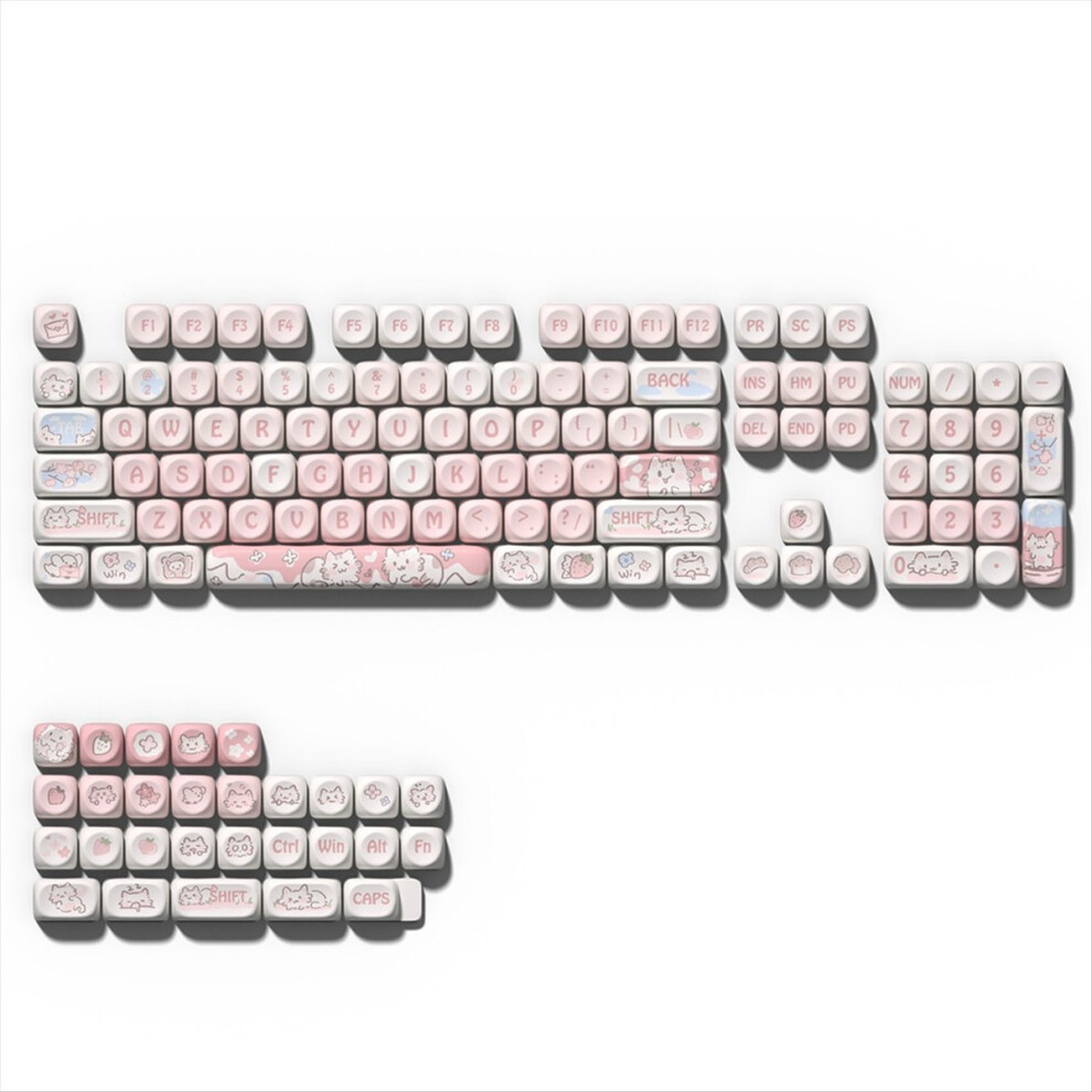 Contour 4.0 Side Engraved Keycap Pbt Translucent 130 Key 4853776006365