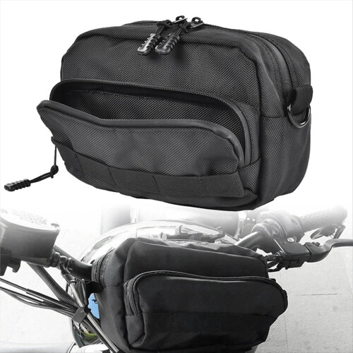 Universal Motorcycle Handlebar Bag, Motorcycle Storage Bag Fork Bag 1