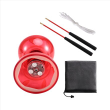 Conjunto de ioiô chinês LED Diabolo com luzes coloridas, brinquedos infantis
