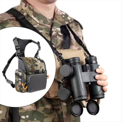 Multipurpose Binocular Harness with Rain Cover,Portable Binobag 2