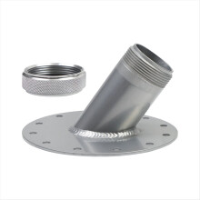 Cuello de llenado de celdas de 45 grados con tapa de aluminio