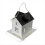 Outdoor Solar Light Bird Feeder Extended Bird Pole House Shape 1