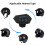 Kit de llamadas manos libres inalámbrico Bluetooth para casco de motocicleta 5