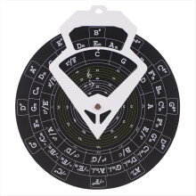 Círculo de Quintas para Guitarra Acorde de Guitarra Wheel Musical Acorde Preto