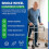 Walker Wheel, Walker Wheels Replacement 5 Inch, Wheels for Walkers 7