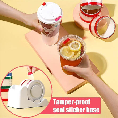 Tamper Proof Stickers Holder, Non Slip Tamper Tape Sticker Bas 2