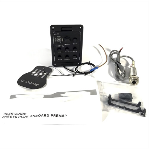 201 Classic Acoustic Guitar EQ Tuner 4-Band Equalizer Ενσωματωμένοι Προενισχυτές 2