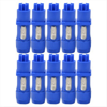 10pcs Powercon Connector Input and Output Set Blue