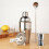 Shaker Strainer Muddler Jigger Mixing Spoon Pour Spout Bartender Kit 7