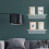 Acrylic Floating Shelf Small Storage Rack Wall-Mounted Transparent 4