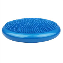 Almofada inflável para assento de equilíbrio de ioga, bola de equilíbrio de fitness azul