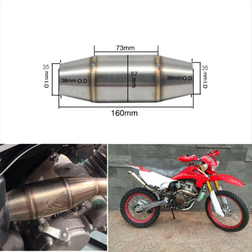 Motorcycle Exhaust Pipe Noise Reduction Plug Muffler Drum 2