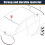 51317184565 Car Windshield Upper Moulding Trim 7