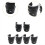 6PC Billiard Pool Table Pockets Table Accessories Space Saving Sturdy 5