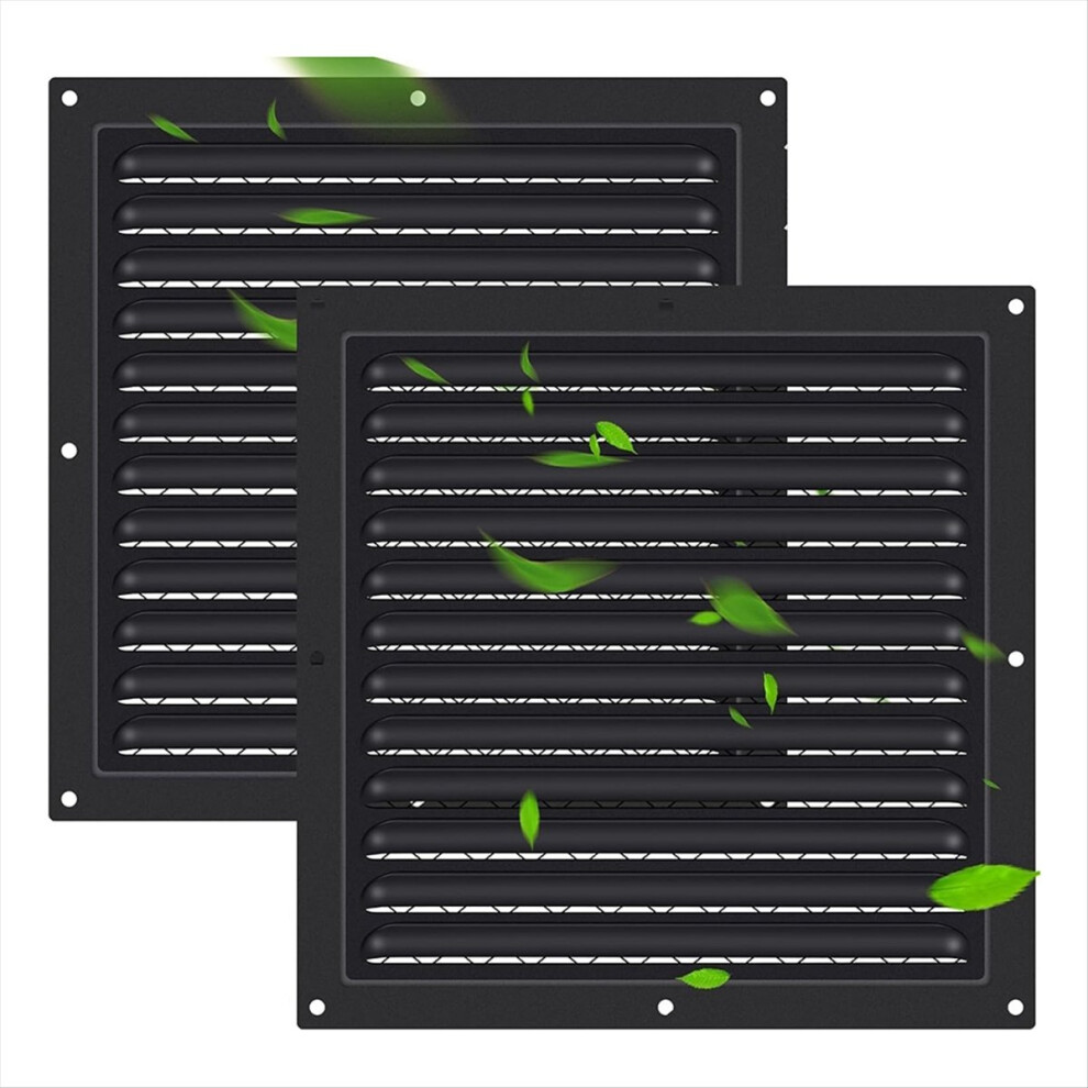 2 Pcs Attic Vent 10In X 10In Shed Vents Gable Vents 4853776027032