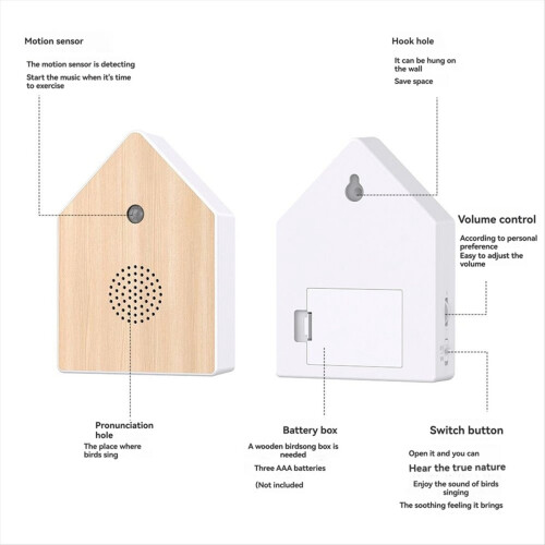 Box Bird Singing-luidspreker met 2