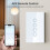 WiFi Smart Light Switch 2500W 1 Gang Touch Switch with Neutral Wire A 4